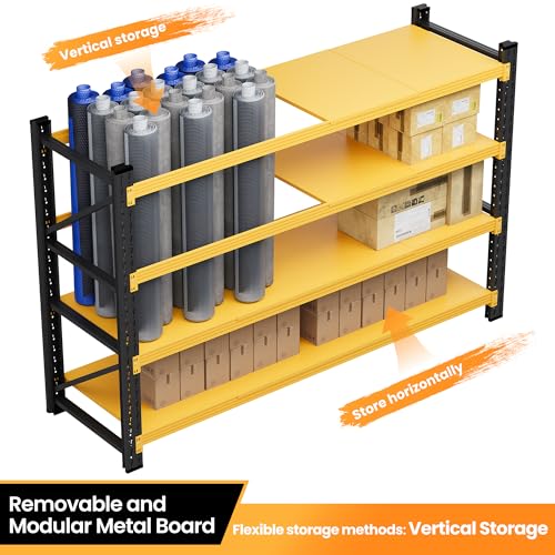 48” Wide Heavy Duty Metal Garage Shelving