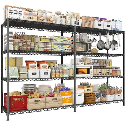 72.8" W Storage Shelves Load 1500LBS (4 Count)