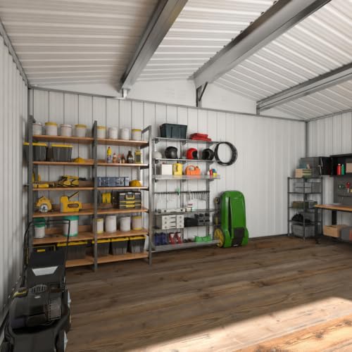8X12 FT Outdoor Storage Shed Black