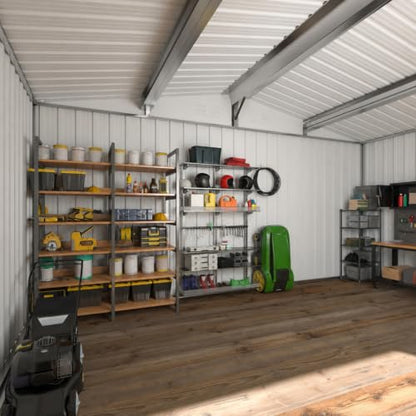 8X12 FT Outdoor Storage Shed Black