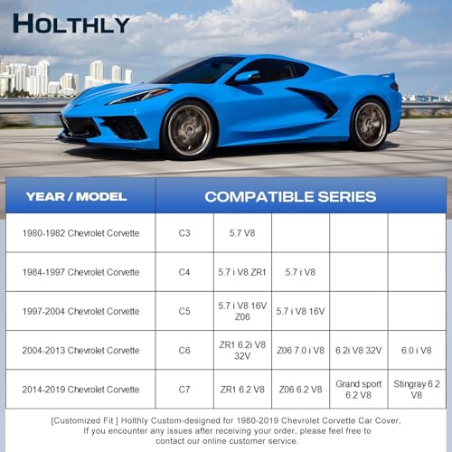10 Layers Car Cover Custom Fit for Chevrolet Corvette