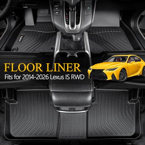 Floor Mats Custom for Lexus is RWD 2014