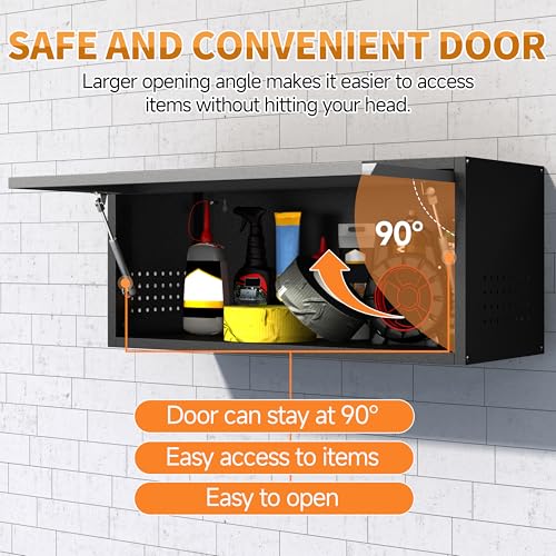Metal Garage Wall Cabinet with Up
