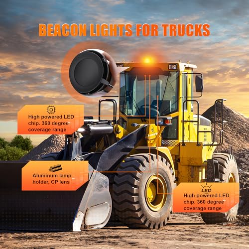 LED Amber Strobe Beacon Lights