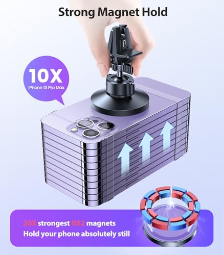 for MagSafe Car Mount [Strongest Magnet Power] Car Phone Holder