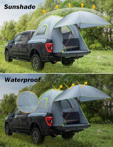 Pickup Truck Tent 6.5ft Bed Tent with Removable Awning