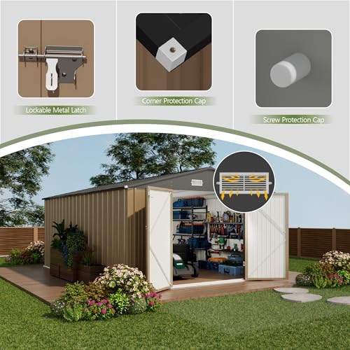 10x14 FT Outdoor Storage Shed