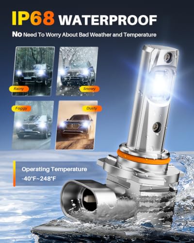 H10 9145 LED Fog Light Bulbs or DRL (2 Count)