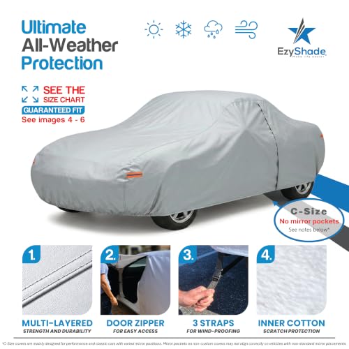 Sports Car Cover Waterproof All Weather. See Size