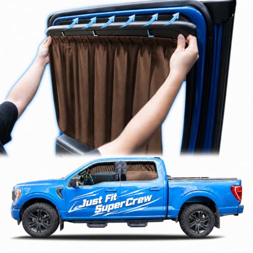 2025 Upgraded] Weektic Car Curtains for 2021 2022 2023 2024 2025 Ford F150 SuperCrew