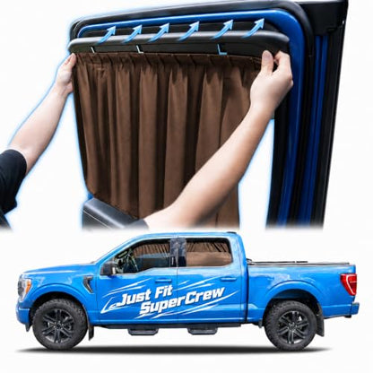 2025 Upgraded] Weektic Car Curtains for 2021 2022 2023 2024 2025 Ford F150 SuperCrew