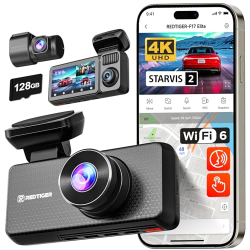 F17 Elite 4K Dash Cam 3 Channel