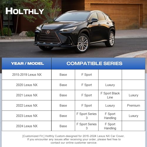 10 Layers SUV Car Cover Custom Fit for Lexus NX