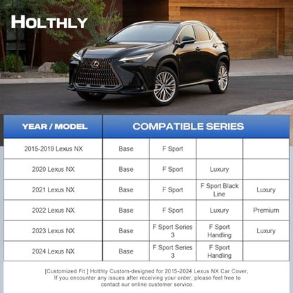 10 Layers SUV Car Cover Custom Fit for Lexus NX