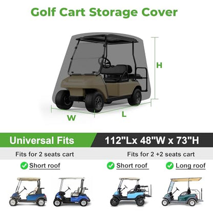 4 Passenger Golf Cart Cover for Yamaha EZGO Club Car