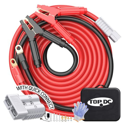 Extra Long Heavy Duty Quick Connect Jumper Cables