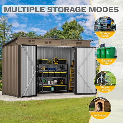 9 x 4' Outdoor Storage Shed