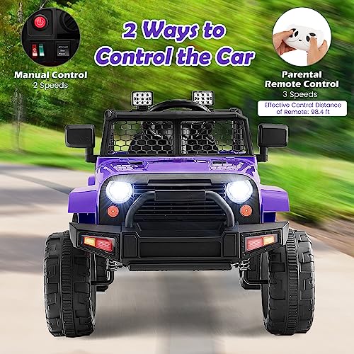 Ride on Car 12V Battery Powered Truck Vehicle with Remote Control