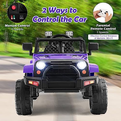 Ride on Car 12V Battery Powered Truck Vehicle with Remote Control