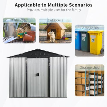 4x8 FT Outdoor Storage Shed