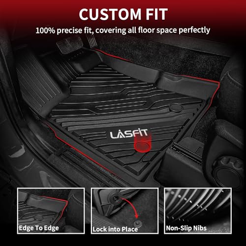 Floor Mat for Ford Ranger 2023 2022 2021 2020 Carpet Floor SuperCrew
