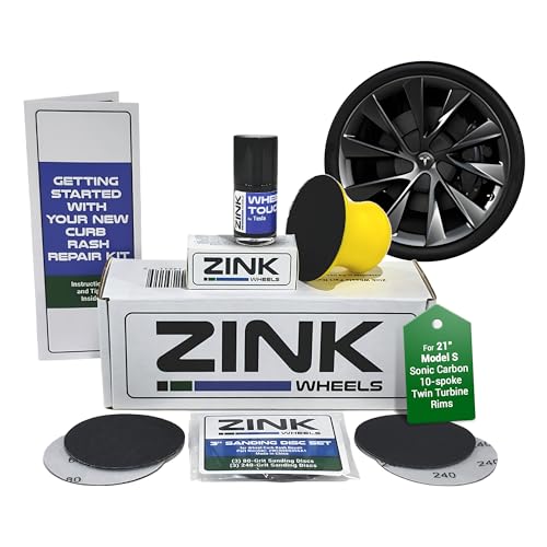 Premium Tesla Wheel Curb Rash Repair Kit for Model S 21