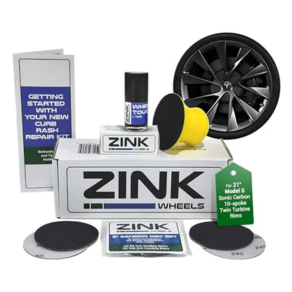 Premium Tesla Wheel Curb Rash Repair Kit for Model S 21