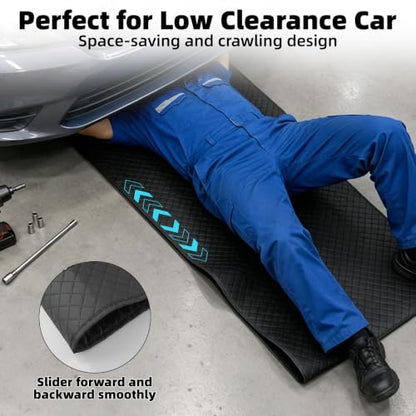 Magical Rolling Creeper Mat 60x28 Inch Under Car Repair Pad