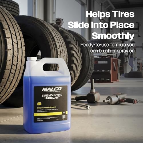 Tire Mounting and Demounting Lubricant with Applicator