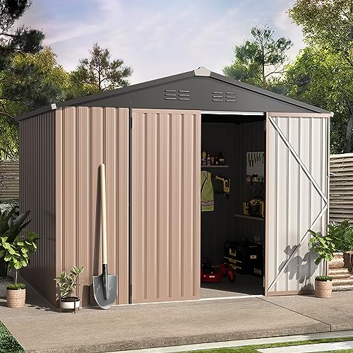 6' x 8' Outdoor Metal Storage Shed