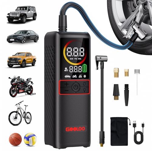 GT160 Tire Inflator Portable Air Compressor