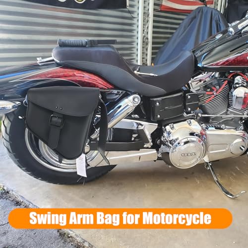 Motorcycle Swing Arm Bag Solo Saddle Bags For Sportster Softail PVC Waterproof Motorcycle Luggage Bags for Motorcycle or Bike