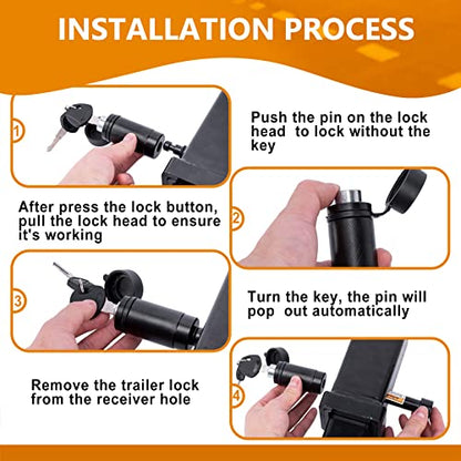 Trailer Hitch Locks (2 Count)