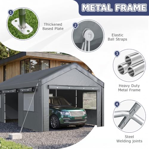 12x20 Carport Canopy