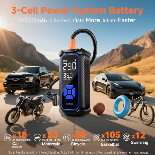 Tire Inflator Portable Air Compressor