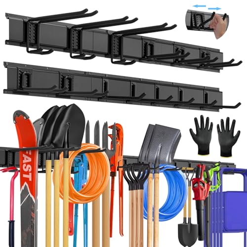 96'' All Metal Garage Tool Organizer Wall Mount (208 Ounce)