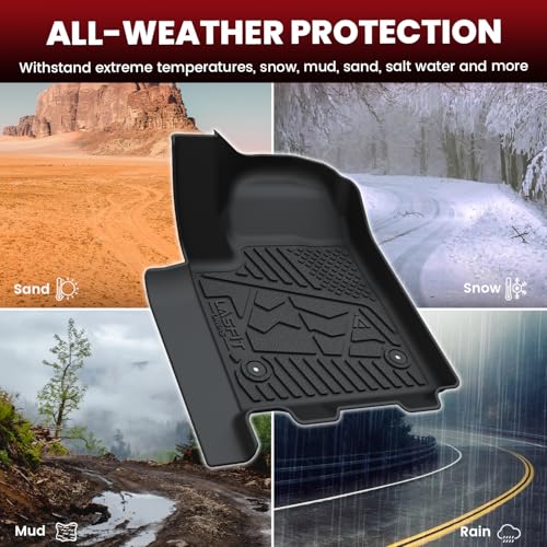 Floor Mats for Chevrolet Chevy Silverado EV & GMC Sierra EV 2024 (3 Count)