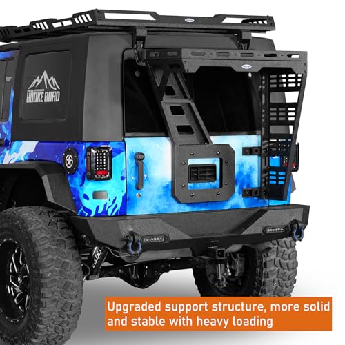 JK Spare Tire Cargo Basket Rack for 2007