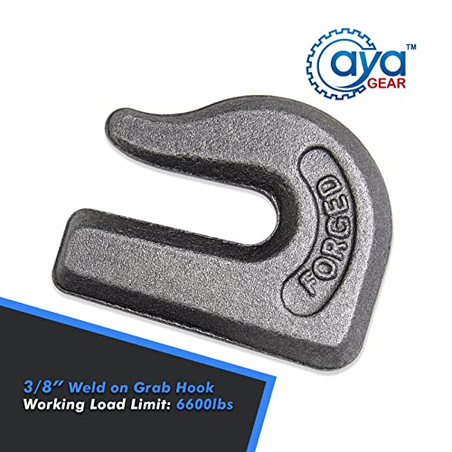 Weld on Grab Chain Hook 3 (4 Count)
