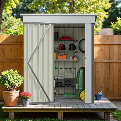 5×3 FT Outdoor Storage Shed