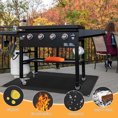 Under Grill Mat for Outdoor Grilling