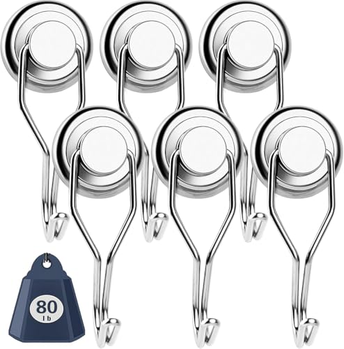Magnetic Hooks (6 Count)