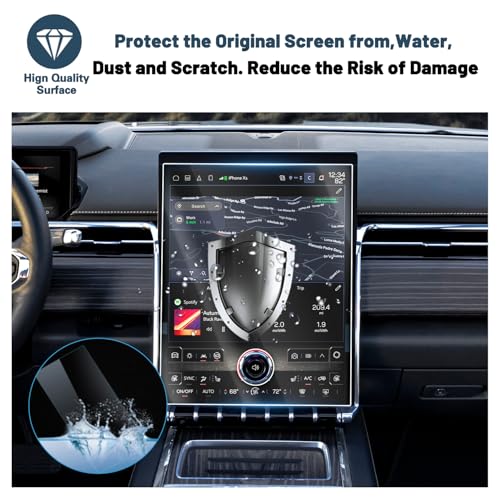 2024 2025 2026 Sierra EV Screen Protector for GMC Sierra EV 16.8" & 11" Touch Screen (4 Count)