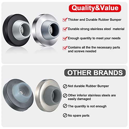 Door Stopper Wall Bumper Flush Mount Protector
