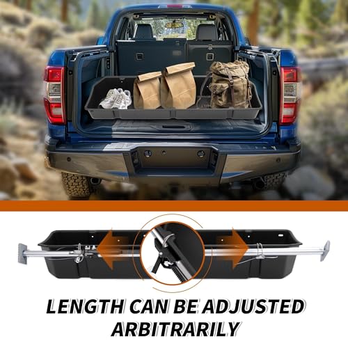 Full Size Truck Bed Storage Box Compatible with Ford Chevrolet GMC Dodge Ram Toyota Nissan Universal 55 Inch
