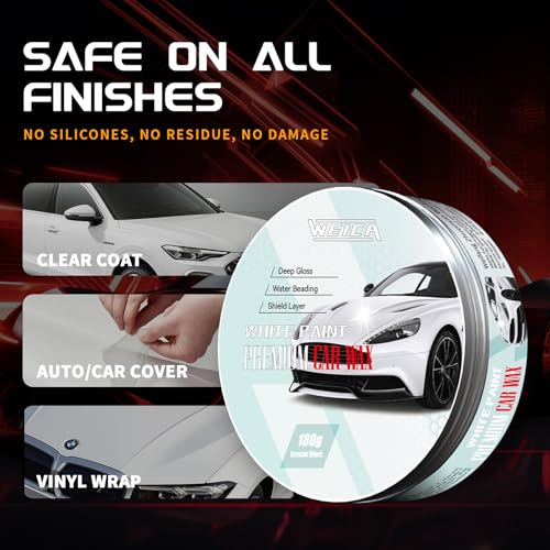 Car Wax for Light & Metallic Cars (6.34 Ounce)