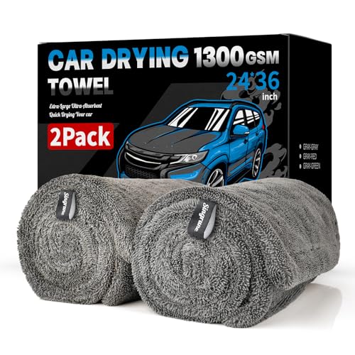 2 Pack XL Car Drying Towel (2 Count)