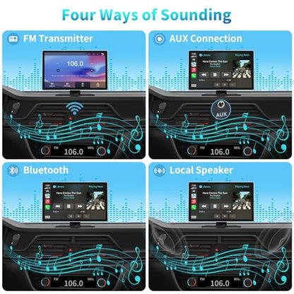 9" Wireless Apple Carplay Screen for Car