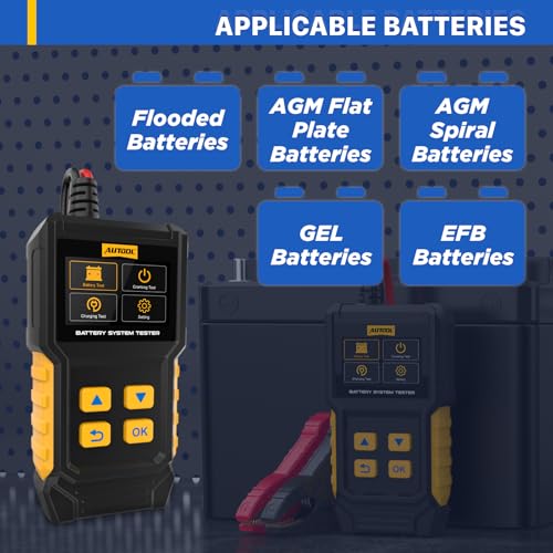 Car Battery Tester 12V 24V Cranking Charging Load 30