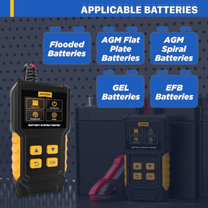 Car Battery Tester 12V 24V Cranking Charging Load 30